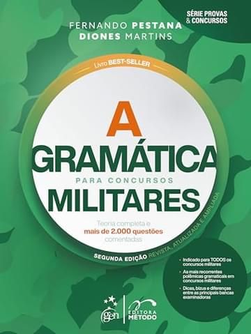 Imagem representativa de A Gramática Para Concursos Militares - 2ª Edição 2026