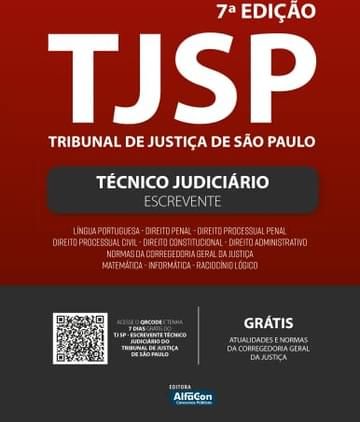 Imagem representativa de Apostila TJ SP - Escrevente Técnico Judiciário do Tribunal de Justiça do Estado de São Paulo