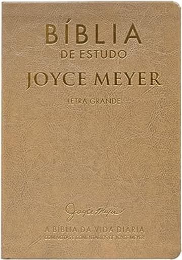 Imagem representativa de Biblia De Estudo: Joyce Meyer Dourada Letra Grande