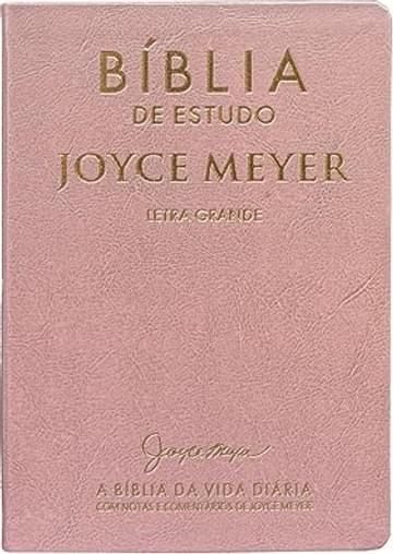 Imagem representativa de Biblia De Estudo: Joyce Meyer Rosa Letra Grande