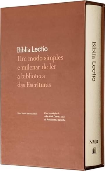 Imagem representativa de Bíblia Lectio, Nova Versão Internacional (NVI), tecido sobre capa dura