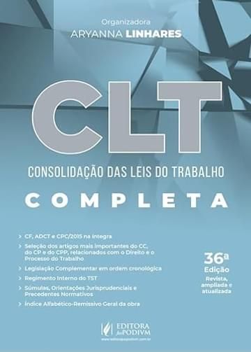 Imagem representativa de CLT - Consolidação Das Leis Do Trabalho - 41º Exame De Ordem - 36ª Edição (2024)