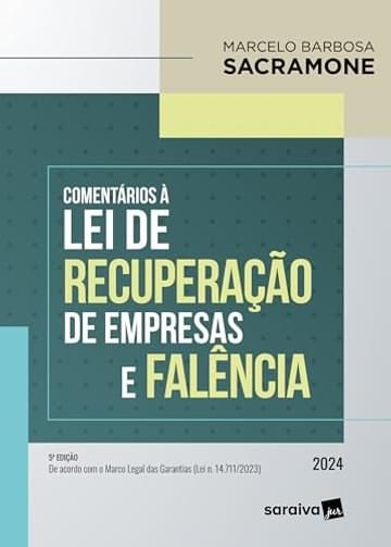 Imagem representativa de Comentários à Lei de Recuperação de empresa e falência - 5ª edição 2024