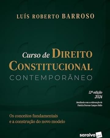 Imagem representativa de Curso de Direito Constitucional Contemporâneo -12ª edição 2024