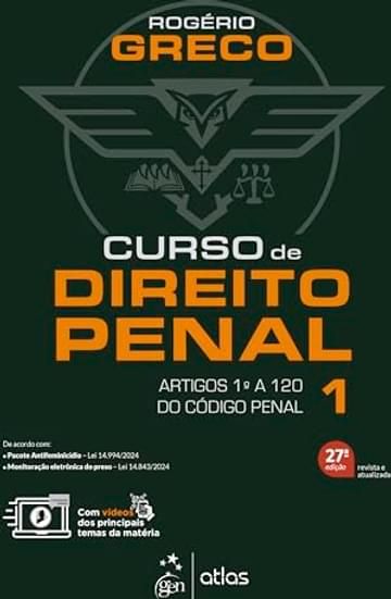 Livro Curso de Direito Penal Vol.1 - 27ª Edição 2025