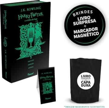 Livro Harry Potter e o Cálice de Fogo: HP Casas de Hogwarts: Sonserina (com brindes): 4