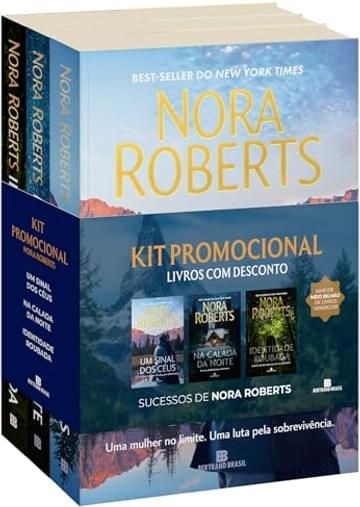 Imagem representativa de Kit Nora Roberts: Um Sinal dos Céus + Na Calada da Noite + Identidade Roubada