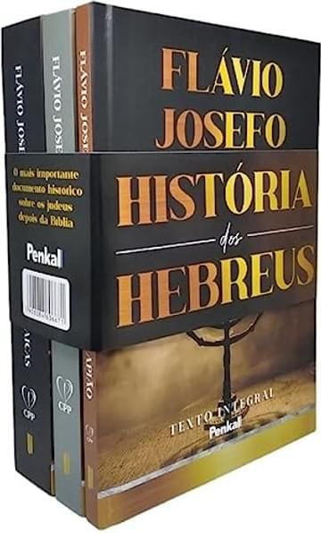 Livro Livro box c/ 3 livros - a historia dos hebreus Flávio Josefo