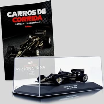 Imagem representativa de LUPPA LOTUS 97T 1985, Ayrton Senna, Fórmula 1/Carro Metálico Diecast/Carro em Escala e Série Colecionáveis