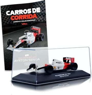 Imagem representativa de LUPPA McLAREN MP4/6 1991, Ayrton Senna, Fórmula 1/Carro Metálico Diecast/Carro em Escala e Série Colecionáveis