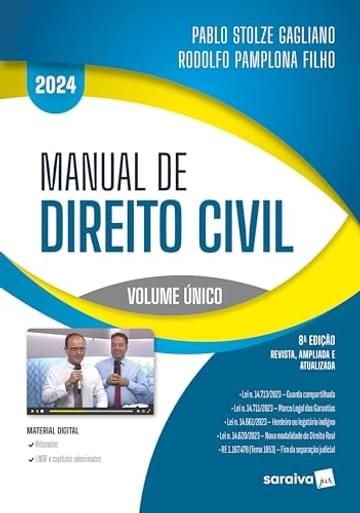 Imagem representativa de Manual de Direito Civil - 8ª edição 2024