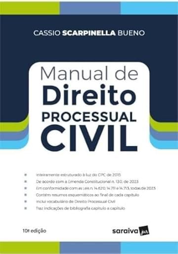 Imagem representativa de Manual de Direito Processual Civil - 10ª edição 2024