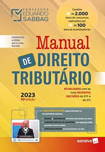 Imagem representativa de Manual de Direito Tributário - 15ª edição 2023