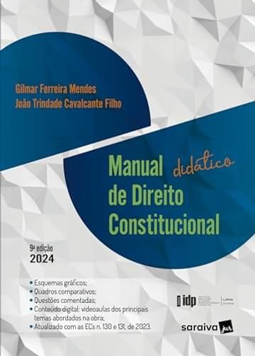 Imagem representativa de Manual Didático de Direito Constitucional - 9ª edição 2024