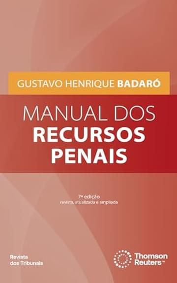 Imagem representativa de Manual dos Recursos Penais Vol. 1 - 7ª Edição