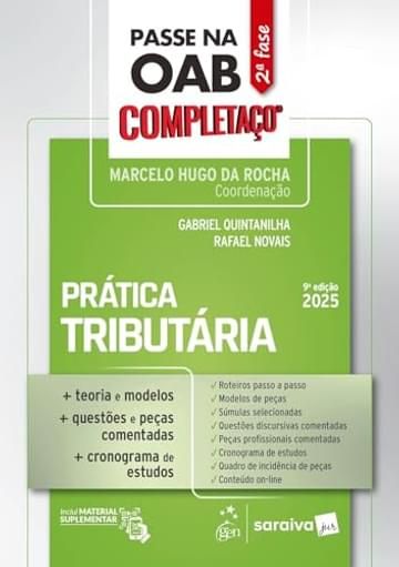 Imagem representativa de Passe na OAB 2ª Fase - Completaço - Prática Tributária - 9ª Edição 2025