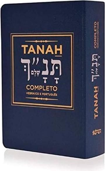 Livro Tanah Completo - Hebraico e Português - Azul