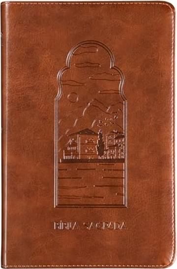 Livro The Purpose Book: Bíblia Sagrada, A21, Capa Couro-soft caramelo, Paisagem