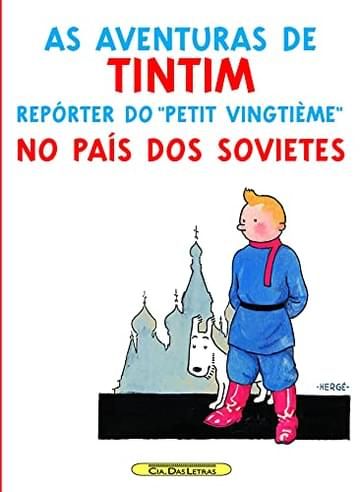 Livro Tintim - Tintim no País dos Sovietes