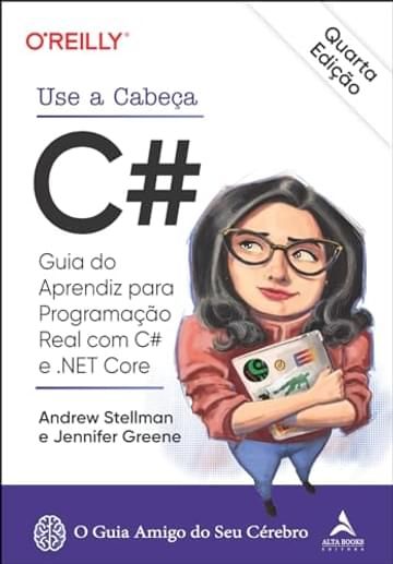 Imagem representativa de Use a cabeça C#: guia do aprendiz para programação real com C# e .NET Core