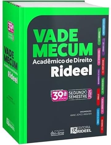 Imagem representativa de Vade Mecum Acadêmico De Direito Rideel 2024 - 39ª Edição - 2º Semestre