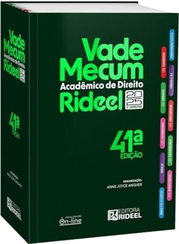 Imagem representativa de Vade Mecum Acadêmico de Direito Rideel 41ªEdição - Tradicional - 2º Semestre 2025