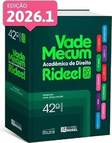 Livro Vade Mecum Acadêmico de Direito Rideel 42ª Edição- Tradicional - 2026