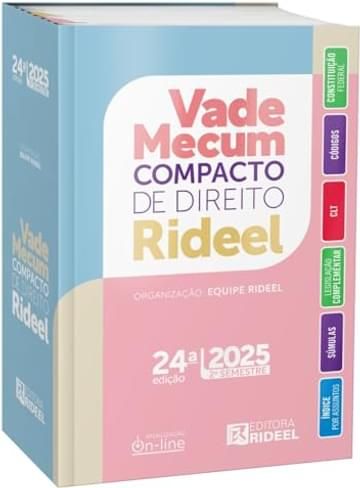 Imagem representativa de Vade Mecum Compacto de Direito Rideel 24ªEdição - 2º Semestre 2025