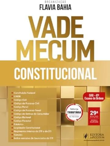 Imagem representativa de Vade Mecum Constitucional - 41º Exame De Ordem - 29ª Edição (2024)