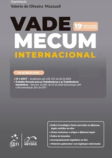 Imagem representativa de Vade Mecum Internacional - 19ª Edição 2025