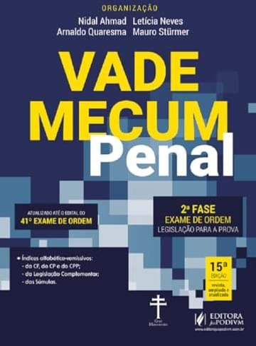 Imagem representativa de Vade Mecum Penal - 41º Exame De Ordem - 15ª Edição (2024)