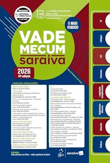 Livro Vade Mecum Saraiva Tradicional - 41ª Edição 2026