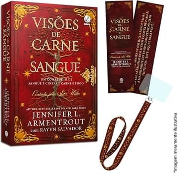 Livro Visões de carne e sangue Um compêndio de Sangue e Cinzas e Carne e Fogo + Brindes